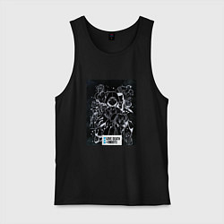 Майка мужская хлопок Love Death & Robots Collage, цвет: черный