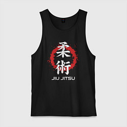 Мужская майка Jiu-jitsu red splashes