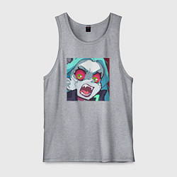 Майка мужская хлопок Ребекка пиксель, цвет: меланж