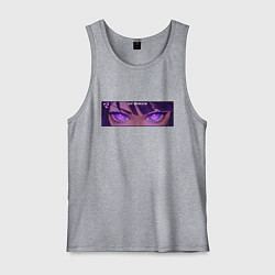 Майка мужская хлопок Бог вечности - Шогун Райден, цвет: меланж