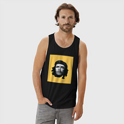 Майка мужская хлопок Че Гевара, цвет: черный — фото 2