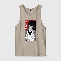 Майка мужская хлопок Охотник Ёриичи, цвет: миндальный