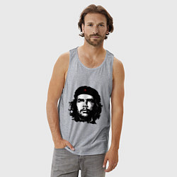 Майка мужская хлопок Ernesto Che Guevara, цвет: меланж — фото 2