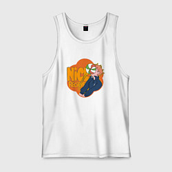 Майка мужская хлопок Haikyuu - Хината принимает, цвет: белый