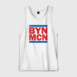 Майка мужская хлопок Run Bayern Munchen, цвет: белый