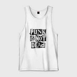 Майка мужская хлопок Punks, цвет: белый