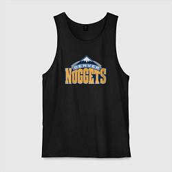 Майка мужская хлопок Denver Nuggets, цвет: черный