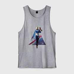 Майка мужская хлопок Street Fighter 6 Cammy, цвет: меланж