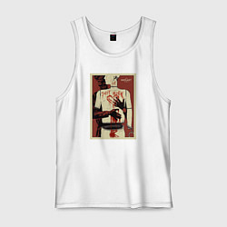 Майка мужская хлопок The Outlast Trials арт, цвет: белый