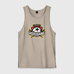 Майка мужская хлопок Spirit hooligans, цвет: миндальный