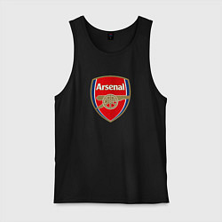 Майка мужская хлопок Arsenal fc sport, цвет: черный