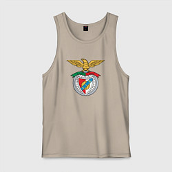 Майка мужская хлопок Benfica club, цвет: миндальный