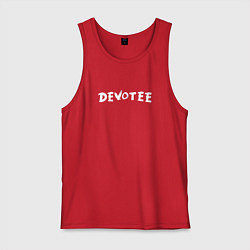 Майка мужская хлопок Depeche Mode - Devotee Mode, цвет: красный