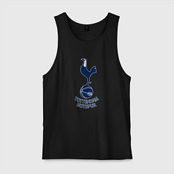 Майка мужская хлопок Tottenham Hotspur fc sport, цвет: черный