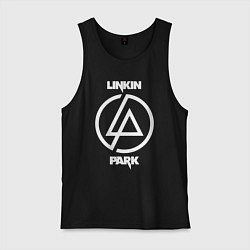 Майка мужская хлопок Linkin Park logo, цвет: черный