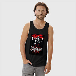 Майка мужская хлопок Slipknot - all, цвет: черный — фото 2