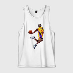 Майка мужская хлопок Kobe Bryant dunk, цвет: белый
