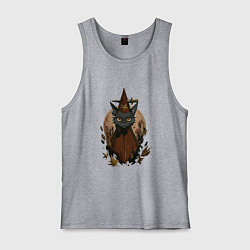 Майка мужская хлопок Мэй Боровски в костюме, цвет: меланж