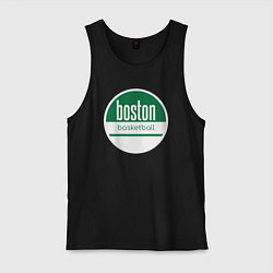 Майка мужская хлопок Boston basket, цвет: черный