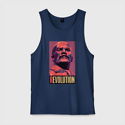 Мужская майка Lenin revolution