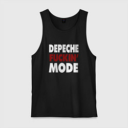 Майка мужская хлопок Depeche Funkin Mode, цвет: черный