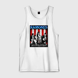 Мужская майка Ramones hey ho lets go