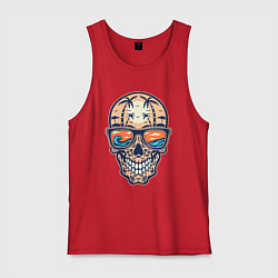 Мужская майка Summer skull