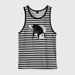 Мужская майка Кот shit happens