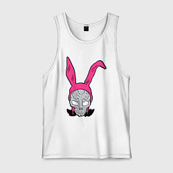 Майка мужская хлопок Pink Donnie Darko, цвет: белый