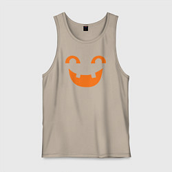 Майка мужская хлопок Orange smile, цвет: миндальный