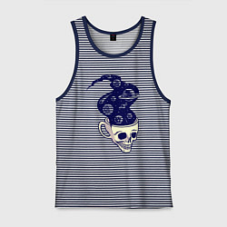 Мужская майка Dead drink space skull