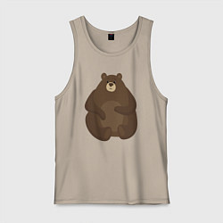 Мужская майка Мишка пухляш