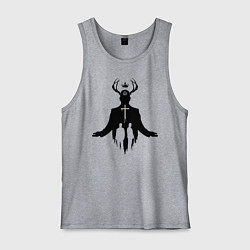 Майка мужская хлопок True Detective: Faith, цвет: меланж