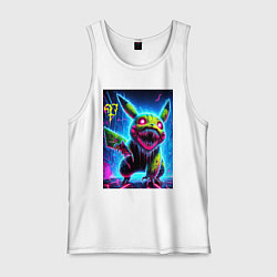 Мужская майка Pikachu - nightmare ai art fantasy