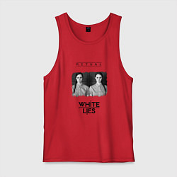 Майка мужская хлопок White Lies - Ritual, цвет: красный