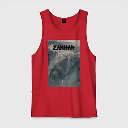 Майка мужская хлопок Zakhar горный перевал, цвет: красный