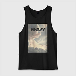 Мужская майка Nikolay облака