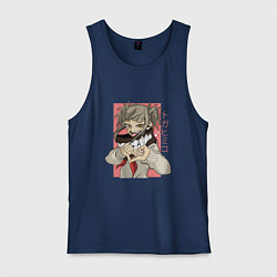 Майка мужская хлопок Химико Того, цвет: тёмно-синий