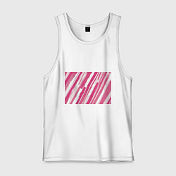 Мужская майка Розовые полосы
