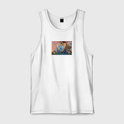 Мужская майка Демон сидящий автор Врубель