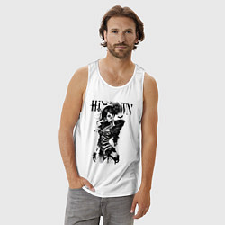 Майка мужская хлопок Обворожительная ведьма - хэллоуин, цвет: белый — фото 2