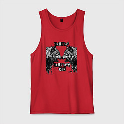 Мужская майка Волки Homo homini lupus est