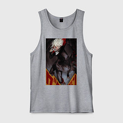 Майка мужская хлопок Дандадан: Кэн Такакура, цвет: меланж