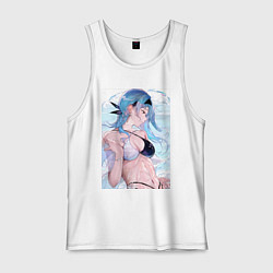 Майка мужская хлопок Геншин Эола Лоуренс, цвет: белый