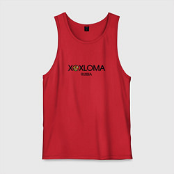 Майка мужская хлопок Xoxloma, цвет: красный