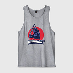 Майка мужская хлопок Samurai warriors, цвет: меланж