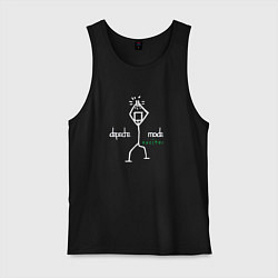 Майка мужская хлопок Depeche Mode - Exciter merch, цвет: черный