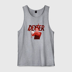Майка мужская хлопок Killer Dexter, цвет: меланж