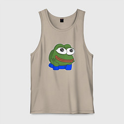 Майка мужская хлопок Пепе добри, цвет: миндальный