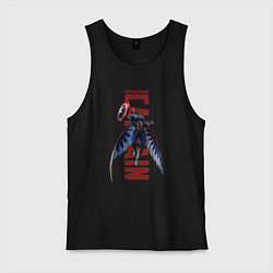 Майка мужская хлопок Капитан Америка: Новый мир, цвет: черный